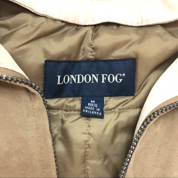 London Fog Tan Hooded Jacket - Picture 3 of 6